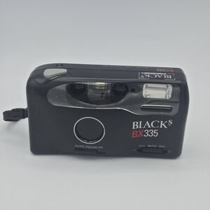 BLACK'S BX335 Black 35mm Point-and-Shoot Film Camera